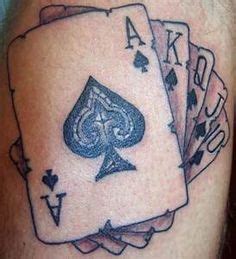 Blackjack Tattoo with Playing Cards .